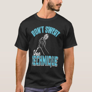 Cooles Retro Schwitzen Sie nicht die Technik HIPHO T-Shirt