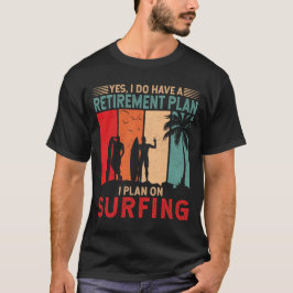 Cooles Retro Vintag Surfer Surfen T-Shirt