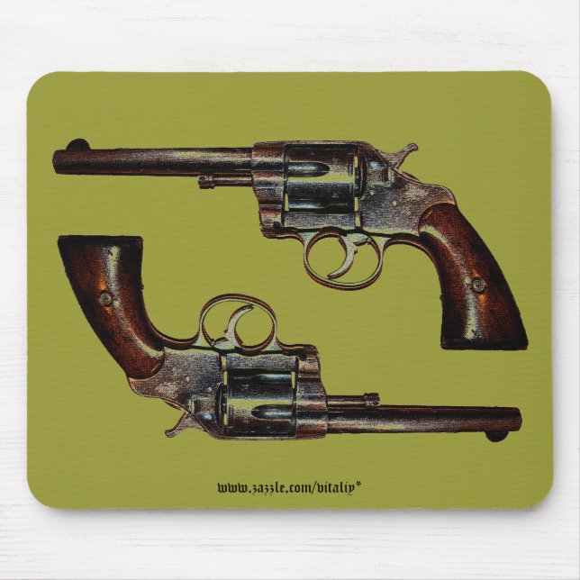Cooles Revolver mousepad (Vorne)