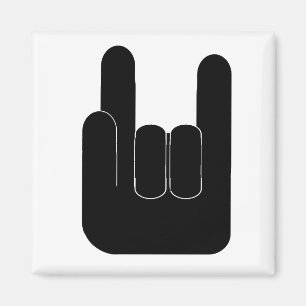 Cooles Rock Design Magnet