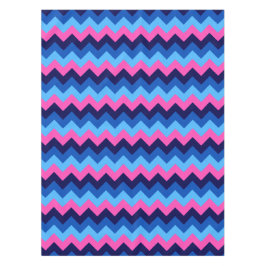 Cooles, rosa Zickzack Muster Kleine Tablette Tischdecke