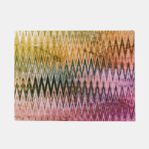 COOLES Rustikales Wavy-Muster Fußmatte
