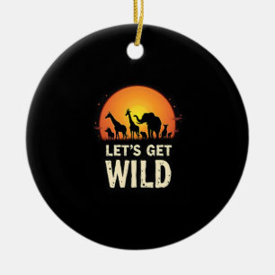 Cooles Safari-Design für Männer Frauen Kinder Safa Keramik Ornament