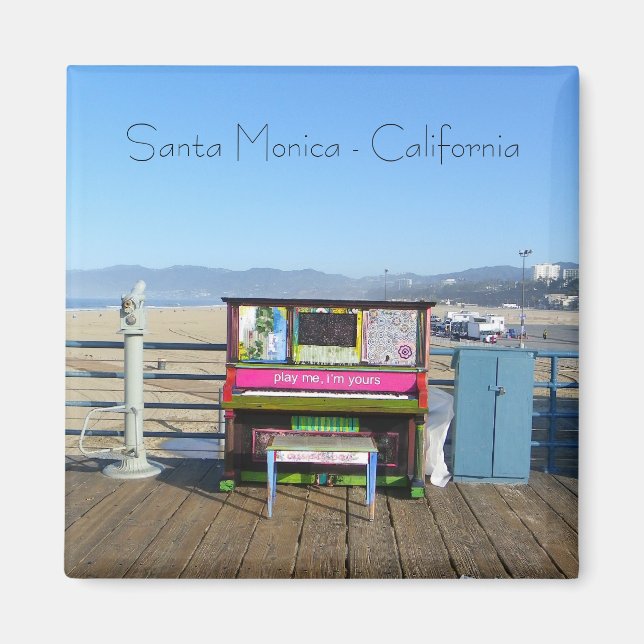 Cooles Santa Monica Magnet! Magnet (Vorne)