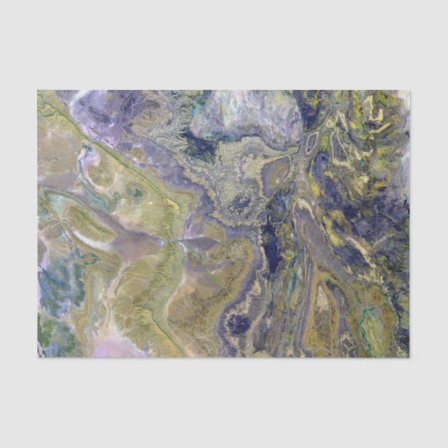 Cooles Satellitenfarbbild Seidenpapier (Vorderseite)
