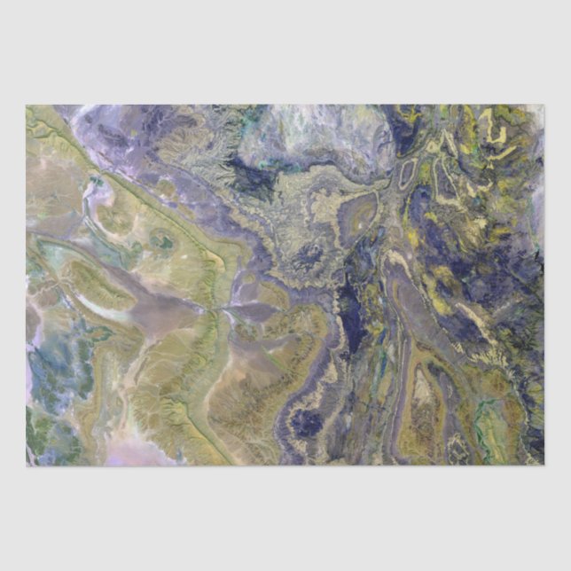 Cooles Satellitenfarbbild Seidenpapier (Vorderseite)