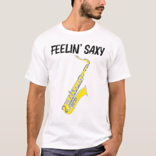 Cooles Saxophon für Herren - Jazzspieler T-Shirt
