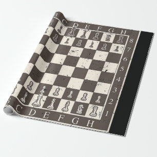 Cooles Schachbrett Halloween Kostüm Funny Lazy Geschenkpapier