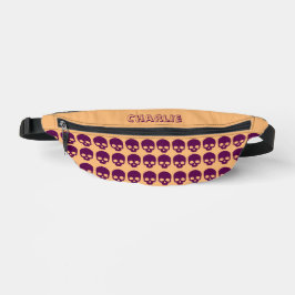 Cooles Schädelmuster Bauchtasche