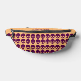 Cooles Schädelmuster Bauchtasche