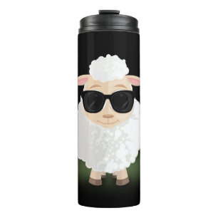 Cooles Schaf Thermosbecher