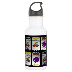 Cooles Schlitz-Maschinen-Muster Trinkflasche