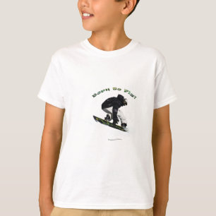 Cooles Schneeboarder Wintersport-Thema T-Shirt