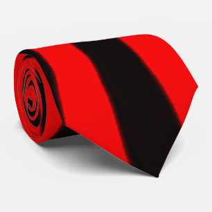cooles Schwarz-Rot-Burst-Muster Krawatte