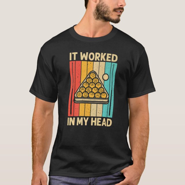 Cooles Schwimmbad für Damen Snooker Billard 8 Ball T-Shirt (Vorderseite)