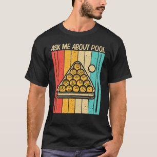 Cooles Schwimmbad für Damen Snooker Billard 8 Ball T-Shirt