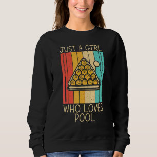 Cooles Schwimmbad für Mädchen Kinderspielplatz Bil Sweatshirt