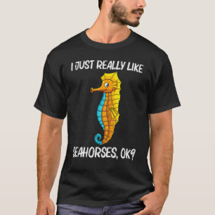 Cooles Seepferdchen Für Männer Frauen Ozean Meer T T-Shirt