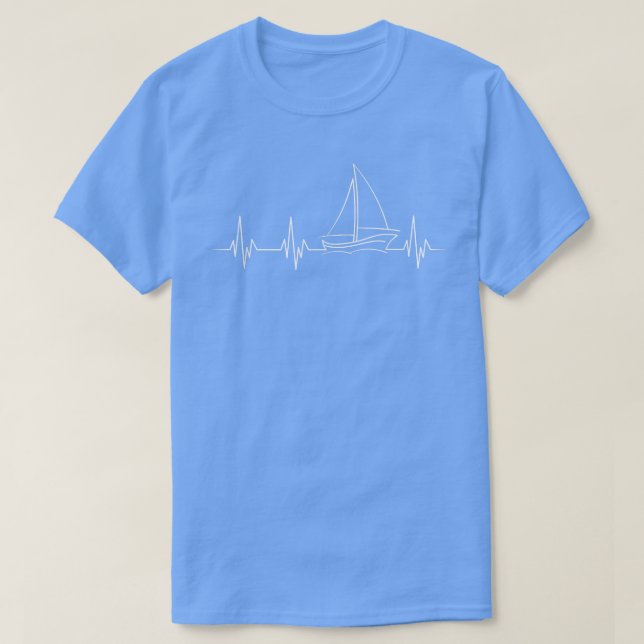 Cooles Segelboot Design Männer Segelboot Sailin T-Shirt (Design vorne)