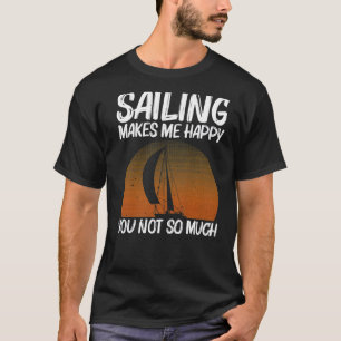Cooles Segeln für Männer Segelboot Segelboot T-Shirt