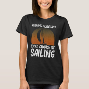 Cooles Segeln für Männer Segelboot Segelboot T-Shirt
