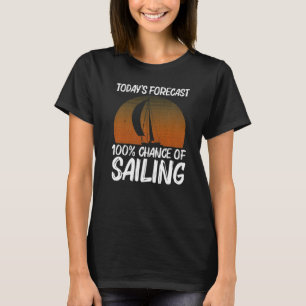 Cooles Segeln für Männer Segelboot Segelboot T-Shirt