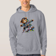Cooles Skateboarding-Teddy-Sweatshirt