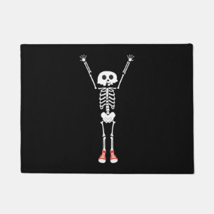 Cooles Skelettdesign Halloween Fußmatte
