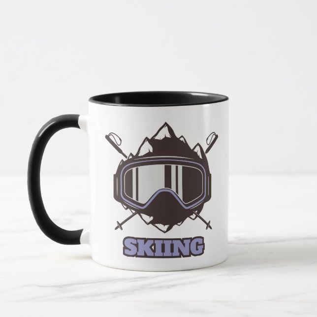 Cooles Skihelm Tasse (Links)