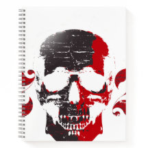 Cooles Skull-Notebook | Vibin’ Ästhetik Journal