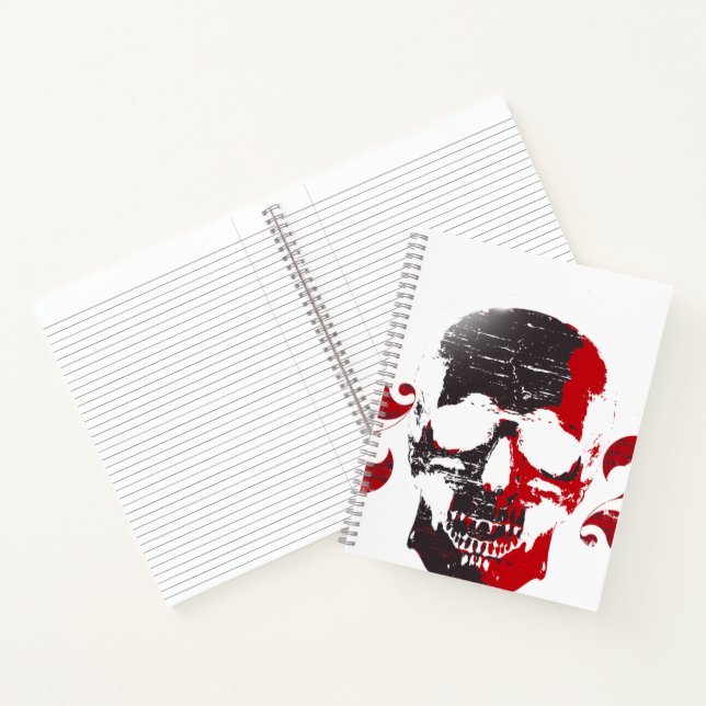 Cooles Skull-Notebook | Vibin’ Ästhetik Journal Notizbuch (Innenseite)