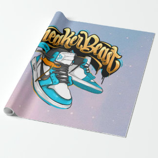 cooles Sneaker-Packpapier Geschenkpapier