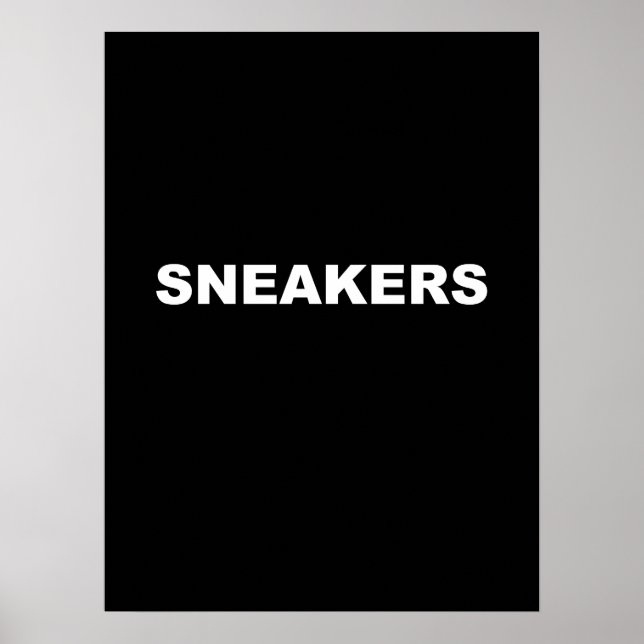 Cooles Sneaker Wall Art Poster (Vorne)