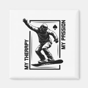 Cooles Snowboard Extreme Snowboarden Pro Snowboard Magnet