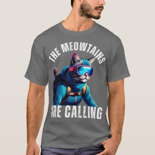 Cooles Snowboard für Damen und Herren Kinder Skila T-Shirt