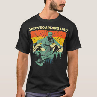 Cooles Snowboard für Vater Pater Snowboarden T-Shirt