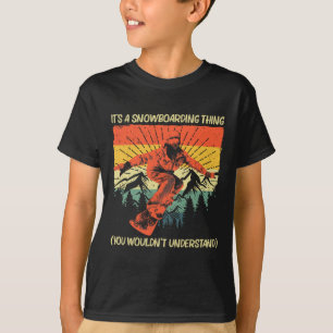 Cooles Snowboarddesign für Männer - Snowboard für T-Shirt