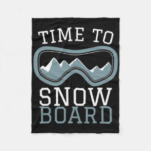 Cooles Snowboarden Sliding Sport T-Shirt I Snow Pi Fleecedecke