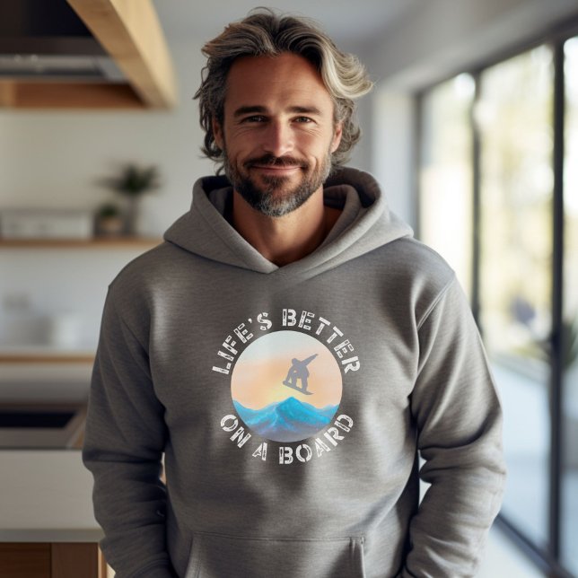 Cooles Snowboarden-Sweatshirt Hoodie (Von Creator hochgeladen)