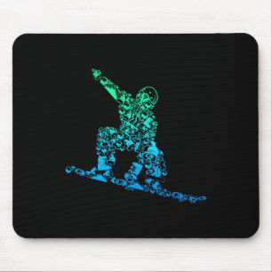 Cooles Snowboarder-Apparel und Geschenkideen Männe Mousepad
