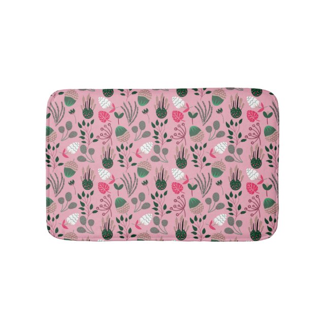 Cooles Sommermuster Badematte (Vorderseite)