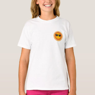 Cooles Sonnengesicht Kinder T-Shirt