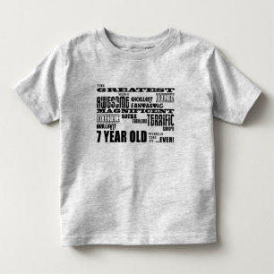 Cooles Spaß-7. Geburtstags-Party-bestste 7-Jähri Kleinkind T-shirt