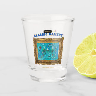 Cooles Spiel für klassische Gamer Schnapsglas