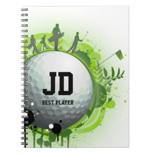 Cooles Sport-Geschenk des Golf-bestes Spieler- Notizblock