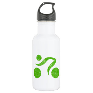 Cooles Sportdesign, Triathlon, Fahrrad, Formel 1 Edelstahlflasche