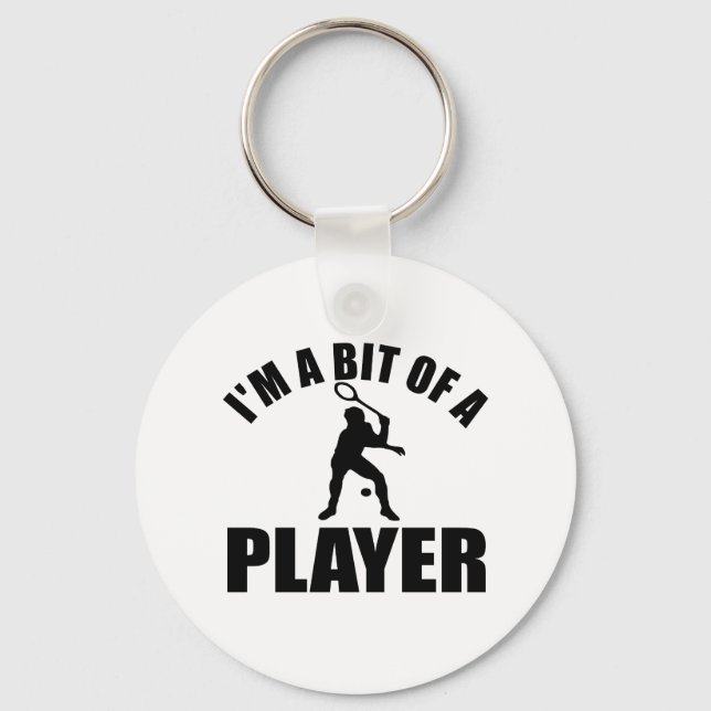 Cooles Squash-Design Schlüsselanhänger (Vorderseite)