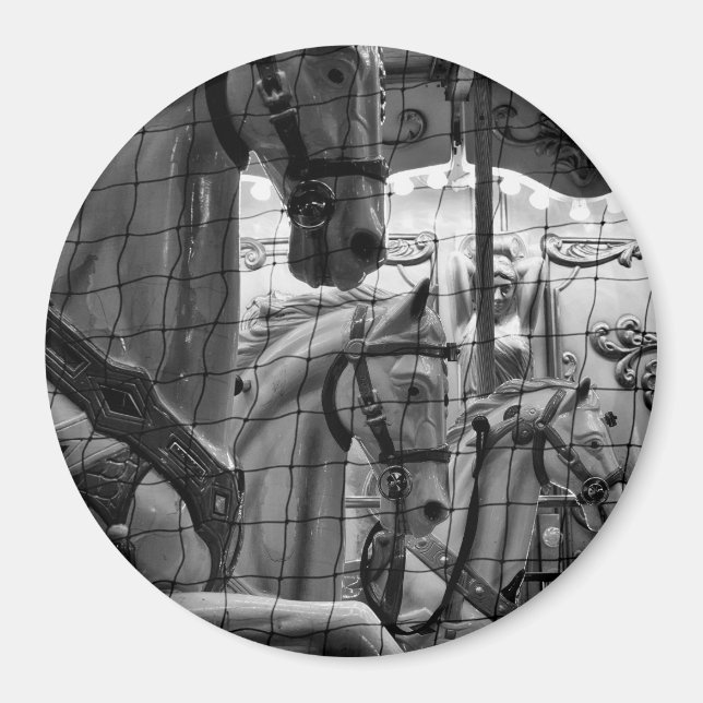 Cooles, städtisches, modernes Foto von Karussell-P Magnet (Vorne)