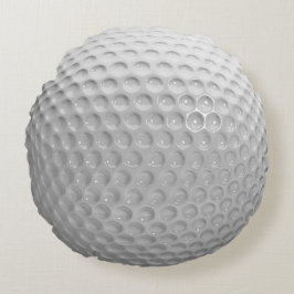 Cooles, stilvolles Golf Sport Ball Texturmuster Rundes Kissen