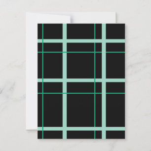 Cooles Streifenmuster Postkarte
